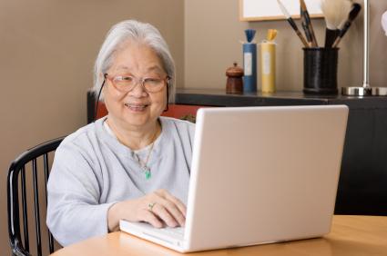 elderly computer