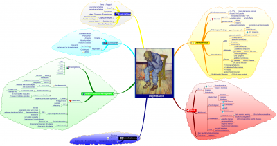 depression mind map medmap